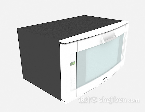 实用微波炉3d模型下载