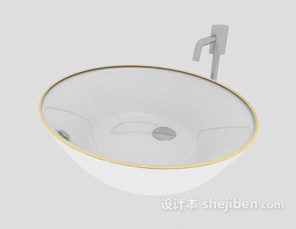家居洗手盆3d模型下载