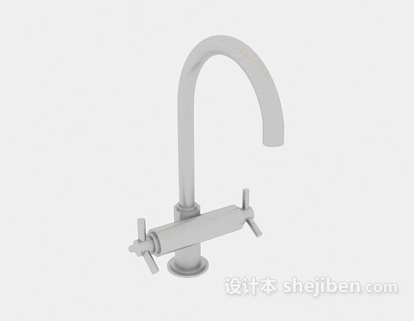 现代厨房水龙头3d模型下载