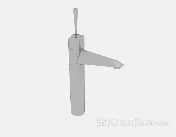 现代简单水龙头3d模型下载