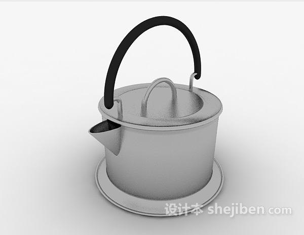 开水烧水壶3d模型下载