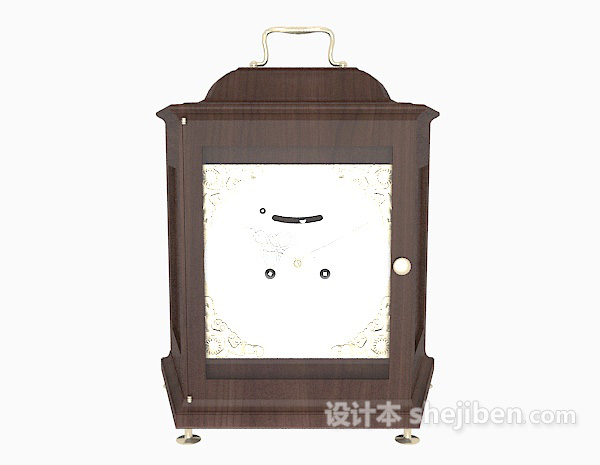 家居实木小柜3d模型下载