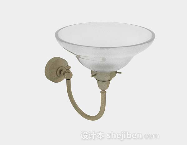 家居磨砂玻璃壁灯3d模型下载
