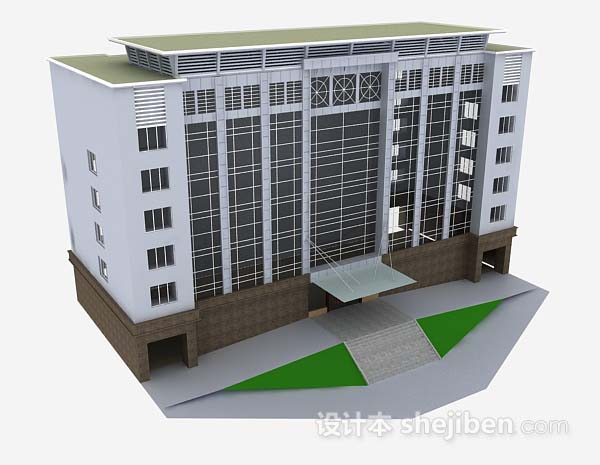 现代大厦3d模型下载
