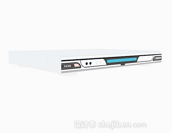 家庭白色DVD机3d模型下载