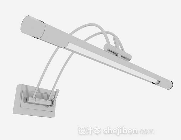 现代简约家居日光灯3d模型下载
