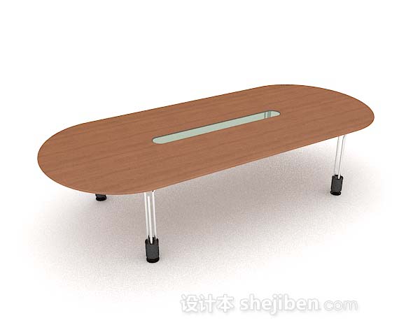 现代简约会议桌3d模型下载