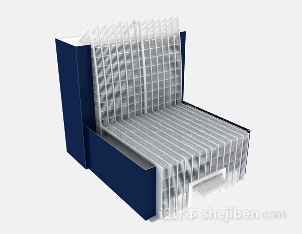 个性简约大楼3d模型下载