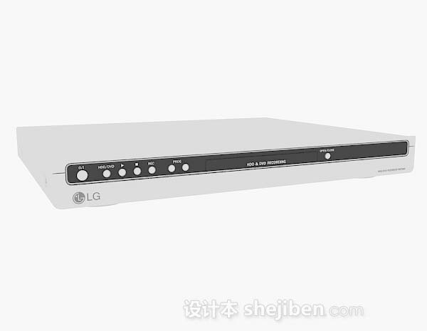 家庭DVD3d模型下载