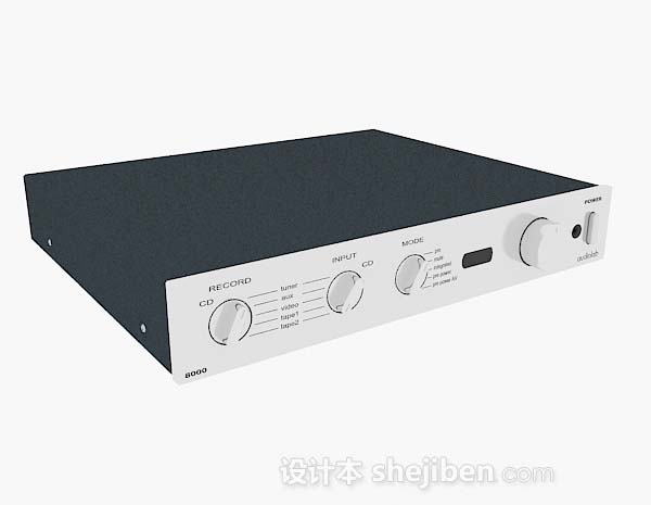 家庭CD机3d模型下载