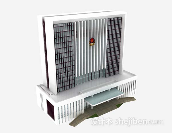 警察局3d模型下载