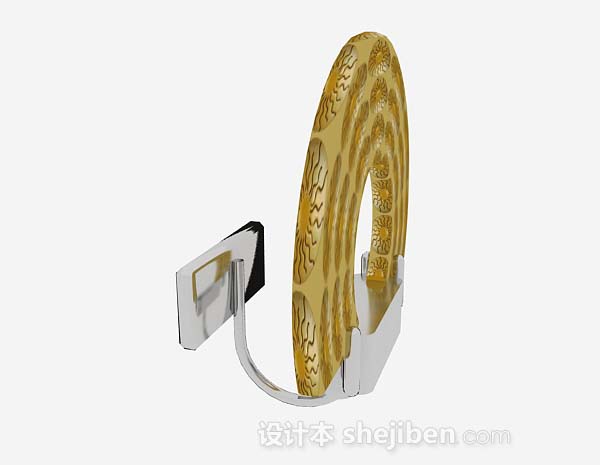 个性图案壁灯3d模型下载