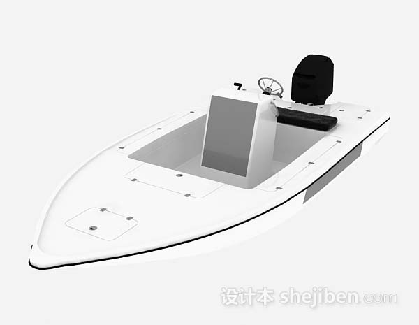 快艇3d模型下载