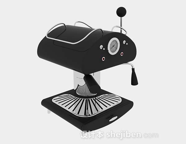 黑色雪糕机3d模型下载