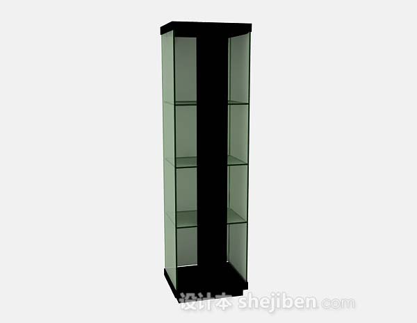 玻璃展示柜3d模型下载