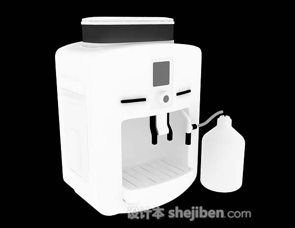 白色雪糕机3d模型下载