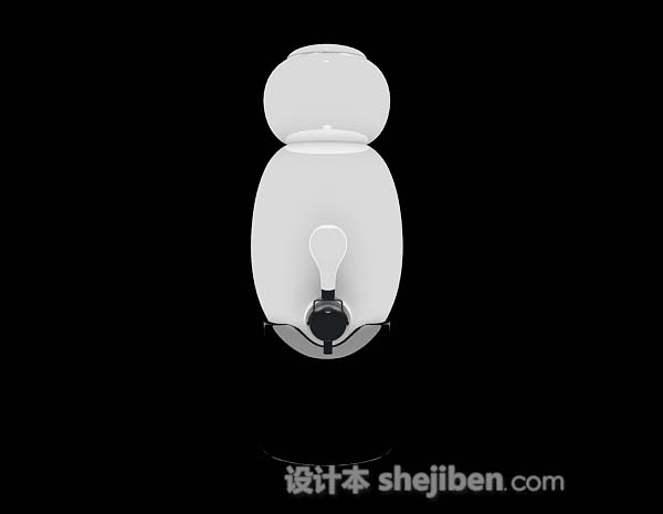 白色壁灯3d模型下载