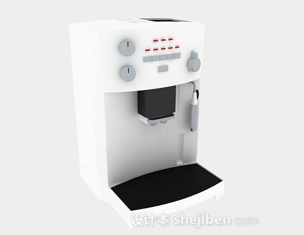 白色雪糕机3d模型下载