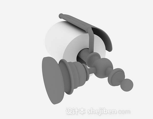 厕纸架3d模型下载
