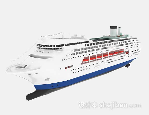 豪华轮船3d模型下载