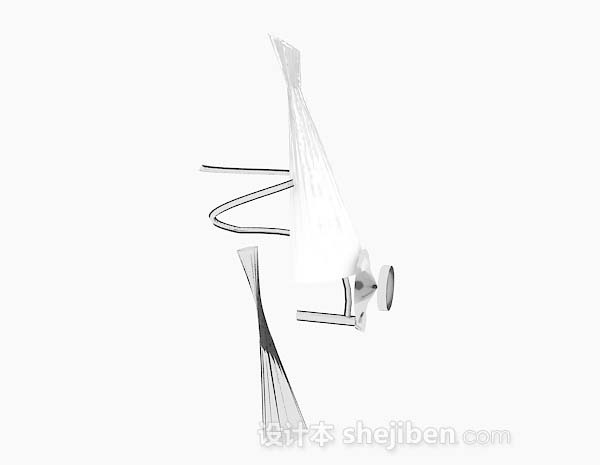 个性壁灯3d模型下载