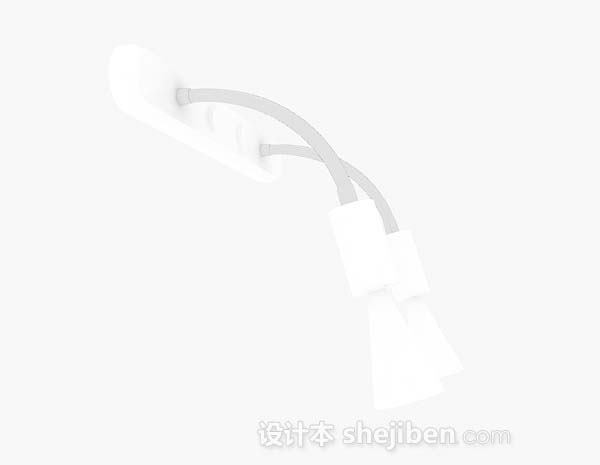 简单壁灯3d模型下载
