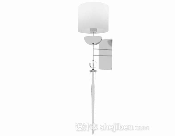 灰色壁灯3d模型下载