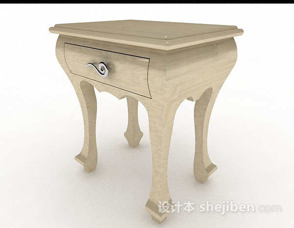 新中式新中式梳妆台3d模型下载