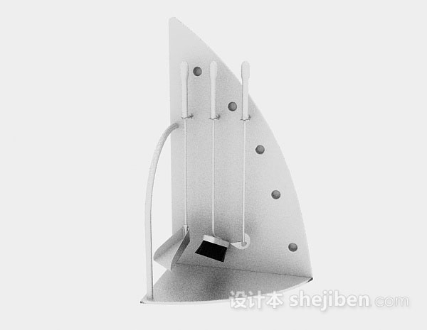 壁炉清理工具3d模型下载