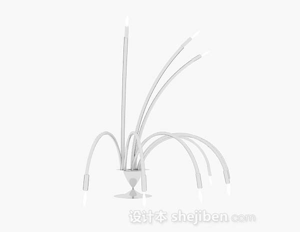 个性壁灯3d模型下载