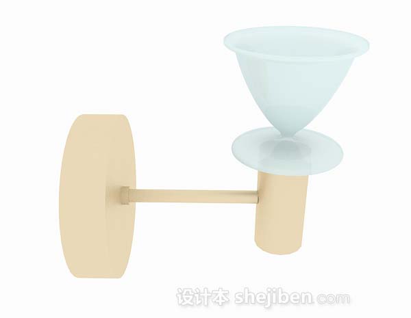 简约壁灯3d模型下载