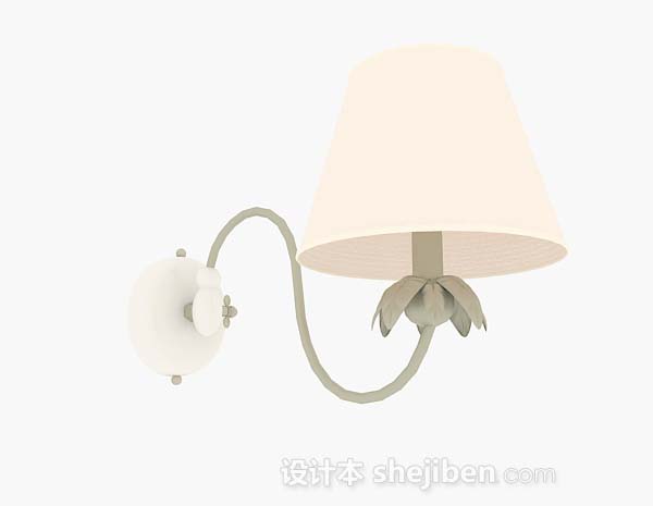 黄色家居壁灯3d模型下载