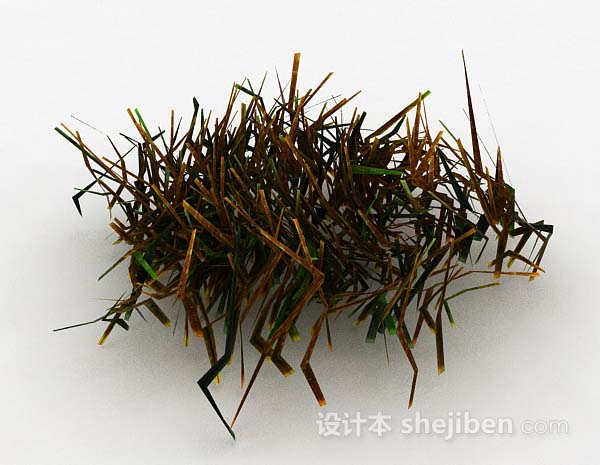 室外干草3d模型下载