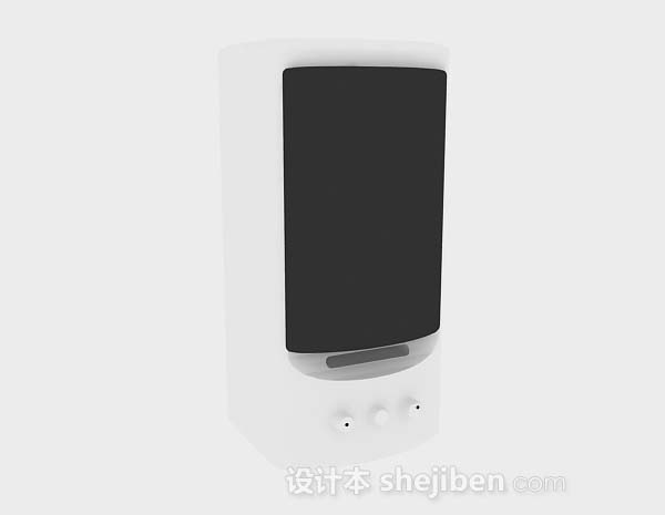 白色音箱3d模型下载