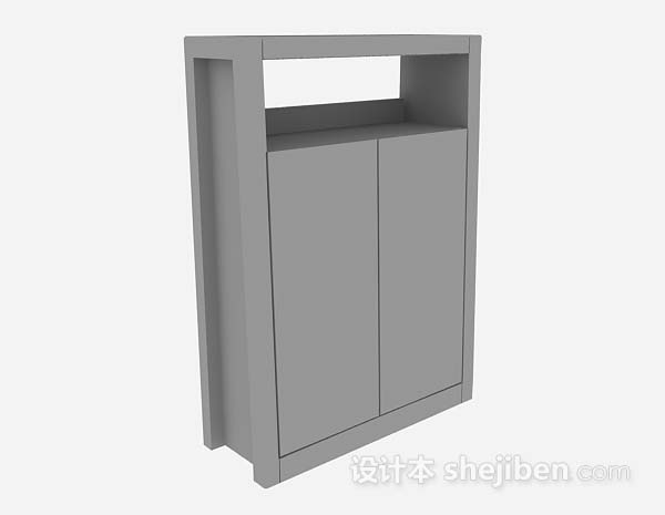 简约家居衣柜3d模型下载