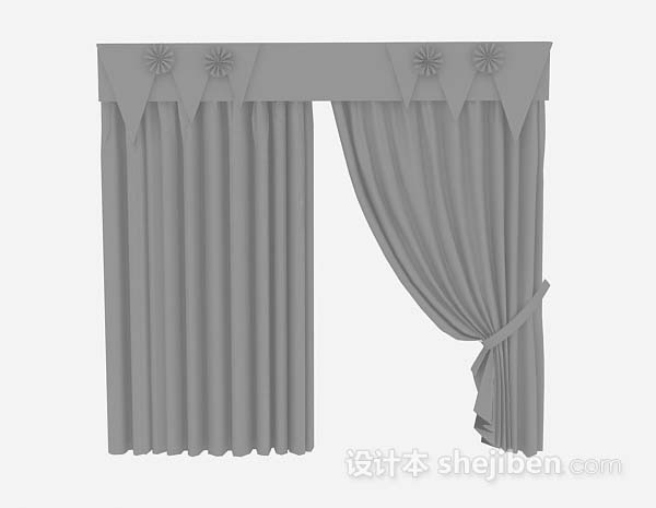 家居窗帘3d模型下载