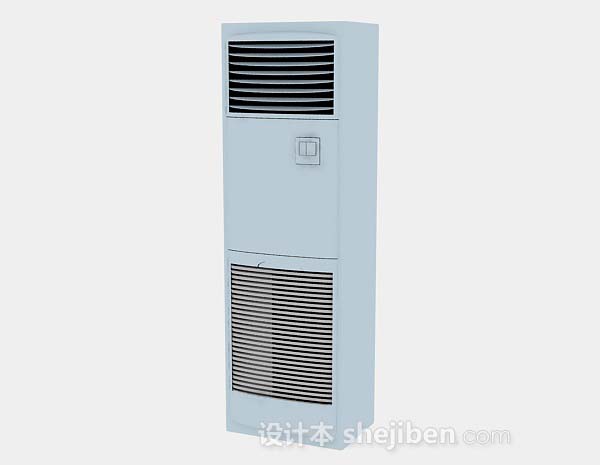 立式灰色空调3d模型下载
