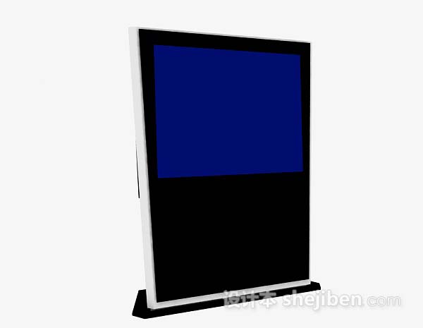 立式电视机3d模型下载