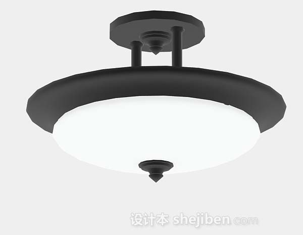 家居简约吸顶灯3d模型下载