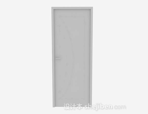 家居门3d模型下载