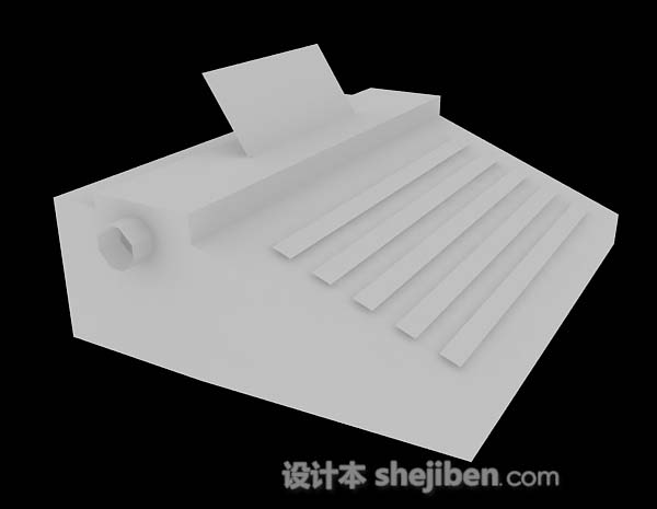 传真机3d模型下载