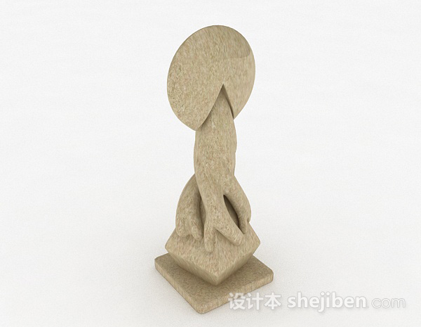 摆设雕塑品3d模型下载