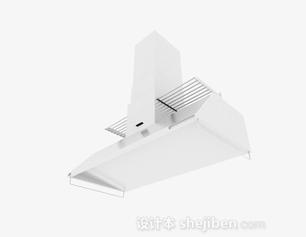 大气简约家用吸油烟机3d模型下载