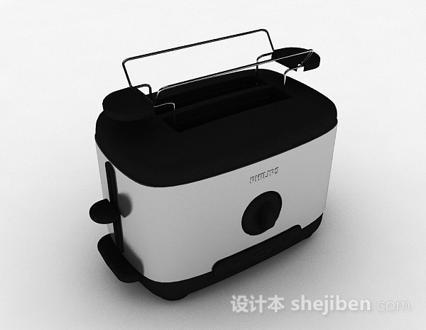 黑色厨房电器3d模型下载