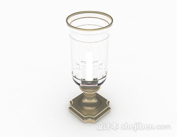 奢华水晶烛台灯3d模型下载