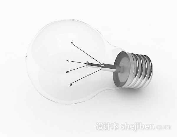 灯泡3d模型下载