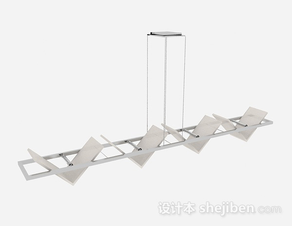 现代风格悬挂式装饰物3d模型下载
