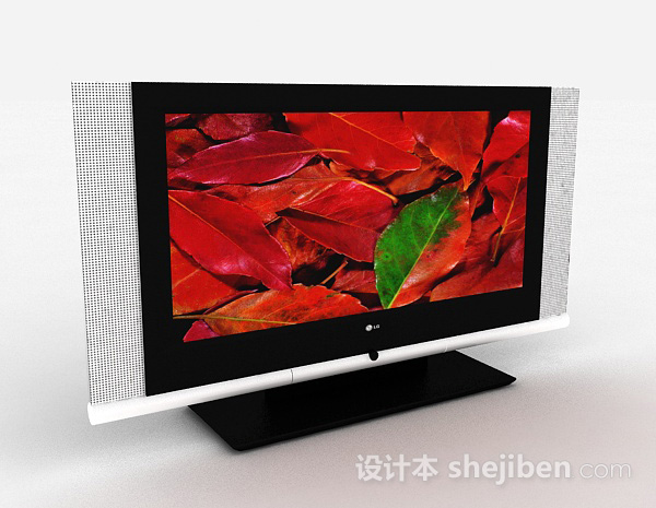 液晶电视机3d模型下载