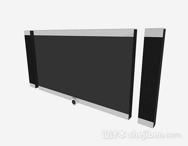 家居电视机3d模型下载