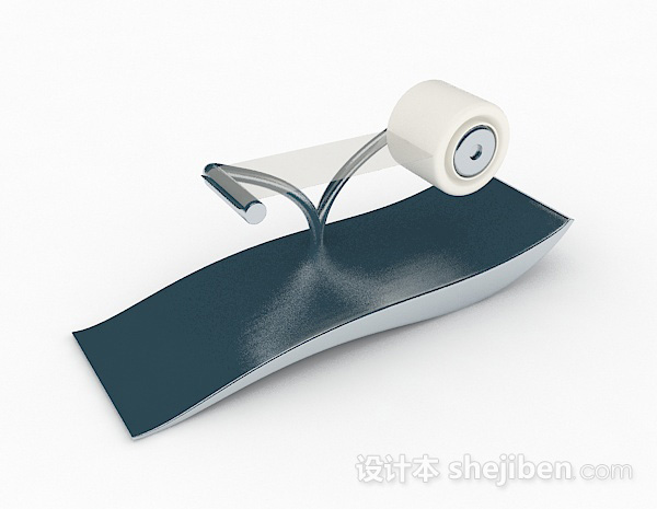透明胶带使用架3d模型下载